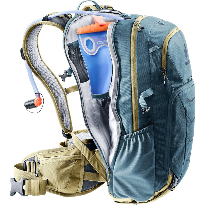 Велосипедний рюкзак Deuter Attack 20 з протектором, 20 л, Atlantic-Desert