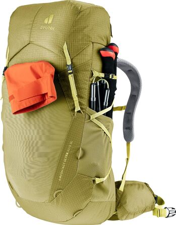Жіночий трекінговий рюкзак Deuter Aircontact Ultra 45+5 л, ультралегкий, Linden-sprout