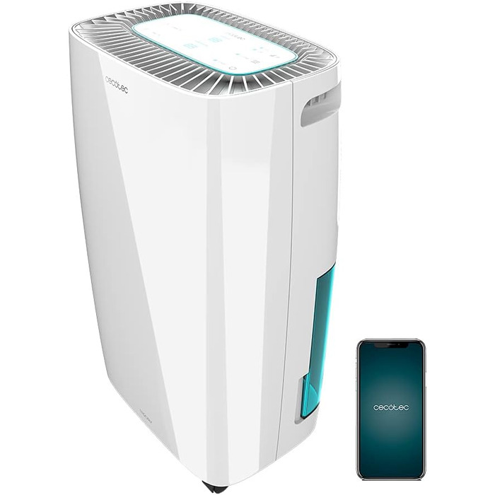 Зволожувач повітря Cecotec Big Dry 4000 Expert Connected: 10л/день, Wi-Fi, R290, LED, 105м³/год, 40-80%