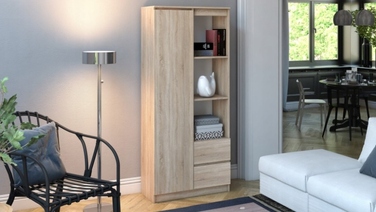 Стелаж TopEshop TES, 80 x 180 x 35 см, багатоколірний