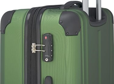 Чемоданний набір Travelite City з 4 колесами, зелений (L/M)