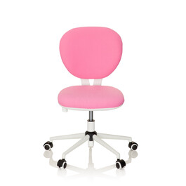 Дитячий офісний стілець KID VIVO з тканини, рожевий (hhj OFFICE)