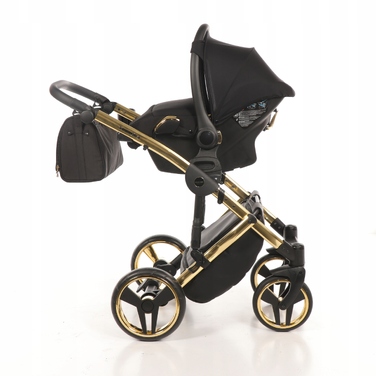 Дитячий візок 2в1 Junama Diamond S Line V2 Black/gold