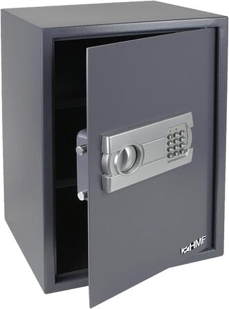 Сейф HMF 4612512 для меблів з електронним замком, 50×35×31 см, антрацит