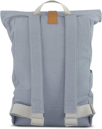 Міський рюкзак Johnny Urban Rolltop Adam Large для жінок і чоловіків, водостійкий, сірий, 16'' відділення для ноутбука, міцна бавовна