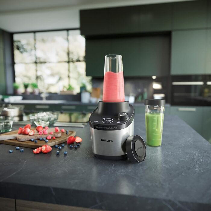 Блендер Philips Series 7000 ProBlend Ultra 1500 Вт, 2 л, для смузі та супів, керований додатком HomeID, HR3760/10