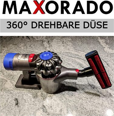 Насадка-щітка для прибирання шерсті тварин Maxorado, для пилососа Dyson V7/V8/V11/V15, для кішок і собак