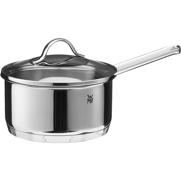 Каструля WMF Provence Plus 16 см з кришкою, 1,4 л, для індукції, нержавіюча сталь, без покриття, підходить для духовки
