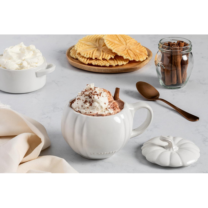 Кружка Le Creuset з кришкою, 400 мл, оливковий зелений (Leaf It To Me)