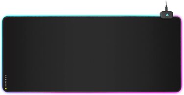 Килимок для миші Corsair MM700 RGB Extended - 930x400 мм - RGB підсвітка 360° - USB хаб - чорний