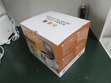 Фритюрниця Aigostar 2.5 л, 1650 Вт, з оглядовим вікном, терморегулятором і індикатором, біла