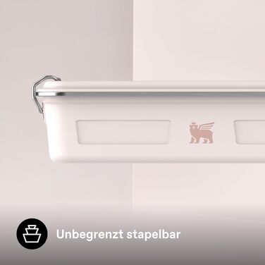 Ланч-бокс зі сталі STANLEY 1913 Classic Useful, герметичний контейнер для їжі 2.0л, BPA-free, підходить для посудомийки (Rose Quartz)