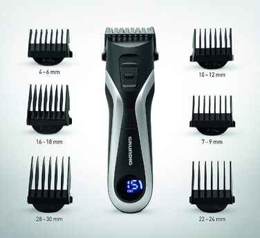 Машинка для стрижки волосся та бороди Grundig MC 8840, акумулятор/мережа, довжина зрізу до 18 мм