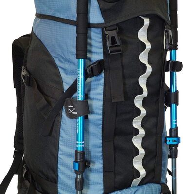 Рюкзак outdoorer Backpacker 4 Continents 85+10 л з фронтальним відкриттям і дощовиком для подорожей, трекінгу та бекпекінгу