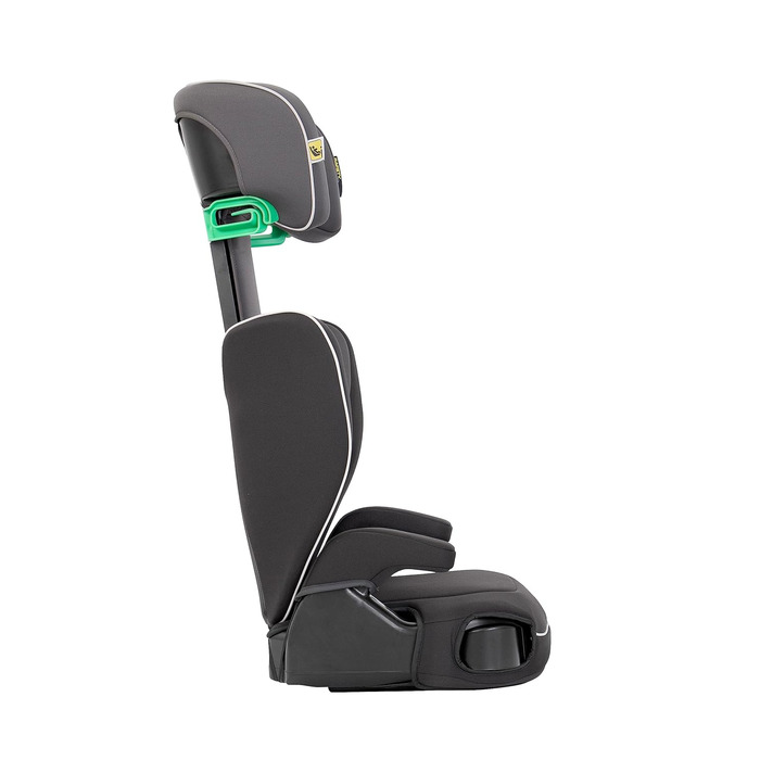 Автокрісло Graco Logico™ L i-Size R 129: 3,5-12 років, 100-150 см, регульовані підлокітники, знімний чохол, кріплення ременем безпеки, чорний колір, Midnight