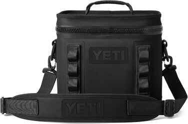 Сумка-холодильник YETI Hopper Flip 8, чорна: портативна, ізольована, рюкзак
