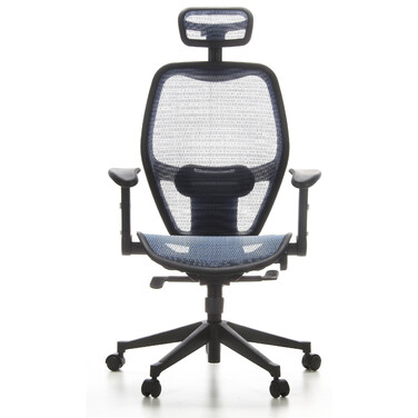 Офісне крісло / Крісло керівника AIR-PORT Mesh Blue hjh ОФІС