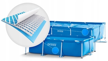 Каркасний садовий басейн Intex 28271 (набір 2в1), 260 x 160 x 65 см