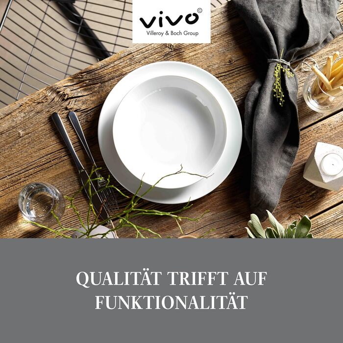 Набір столових приборів Villeroy & Boch New Fresh Basic на 6 осіб (24 предмети) з нержавіючої сталі, для посудомийної машини