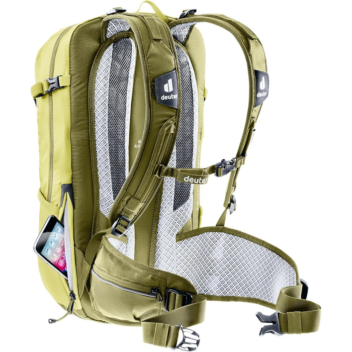 Велорюкзак з протектором Deuter Flyt 14, 14 л, Sprout-cactus