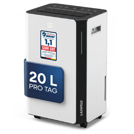 Повітряний осушувач 20 л/добу електричний для дому, підвалу, квартири з дренажним шлангом | Низьке енергоспоживання