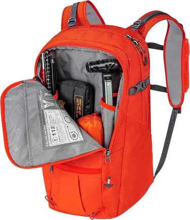 Рюкзак Jack Wolfskin ALPSPITZE PACK 22 літрів, червоний, універсальний розмір