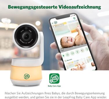 Радіоняня LeapFrog LF2423 з камерою, відеодисплеєм 2.8