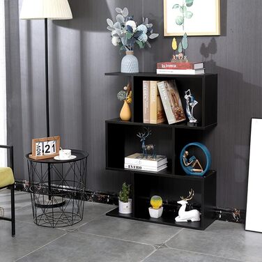 Сучасний двосторонній книжковий стелаж Etnicart Wenge 70x23.5x96 см, дерев'яний, для офісу, дому, дитячої кімнати