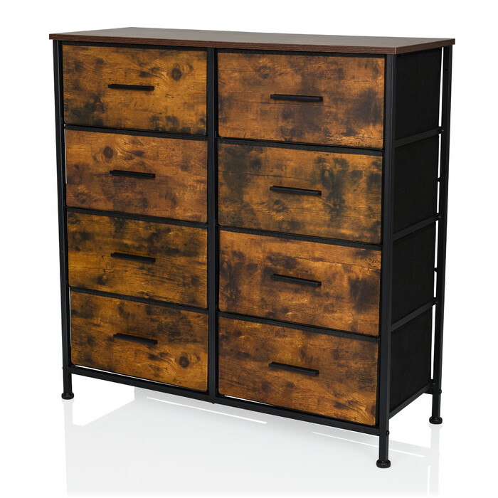 Комод RAGALA LIGHT 80x30x82 см 8 шухляд копчений дуб hjh LIVING