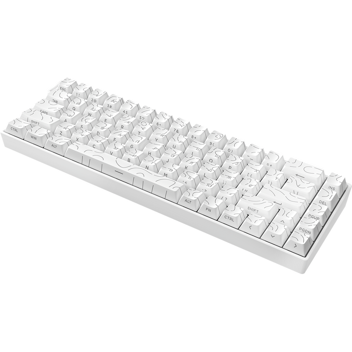 Ігрова магнітна клавіатура Ajazz AK680 V2 Ice Island Magnetic Switch (AK680-V2-I-S-W)