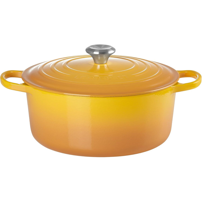 Сковорода Le Creuset Signature з чавуну з кришкою, Ø 28 см, 4.2 л, для всіх типів плит (включно з індукцією), вишнево-червоний колір