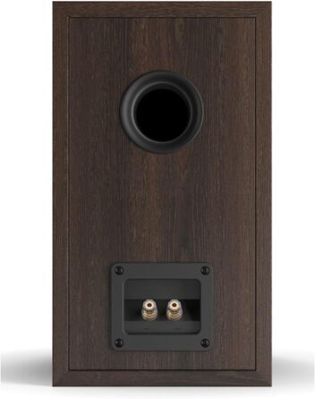 DALI Oberon 3 – Поличкові акустичні системи (Dark Walnut) з дерев'яним басовиком та шовковим твітером