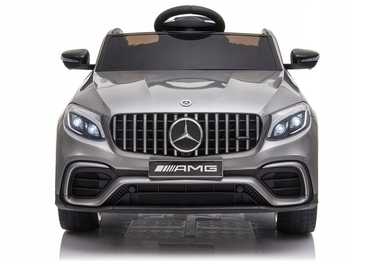 Дитячий електромобіль Mercedes GLC 63S (4x4, 12V 9Ah) — сріблястий, лакований
