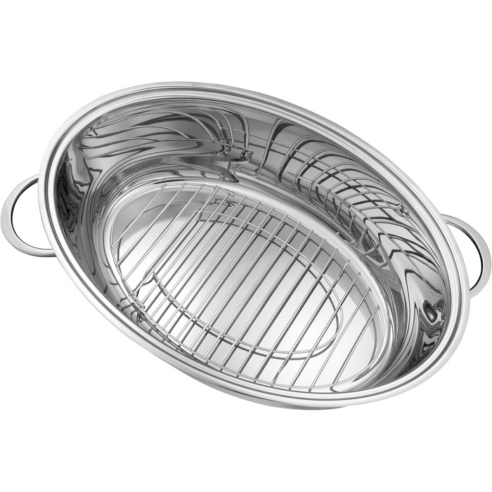 Жаровня з кришкою Zwilling Plus овальна 8,5 л 38х25 см сталь