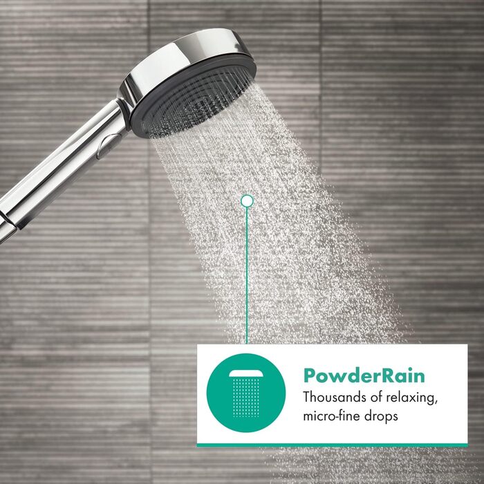 Насадка для душу Hansgrohe Pulsify Select S, 105 мм, 6.9 л/хв (EcoSmart), 3 режими, Antikalk, Chrom
