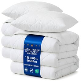 розмір: комплект: 135x200 см x 2 + 40x80 см x 2