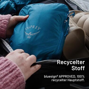 Набір компресійних органайзерів для одягу Osprey Ultralight Packwürfel, Waterfront Blue (3 шт.)