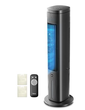 Мобільний випарний охолоджувач повітря Midea Sensicool 7L з сенсорним дисплеєм та резервуаром для води 5л