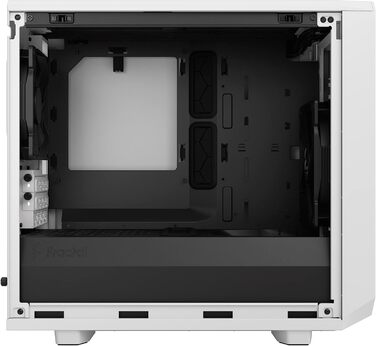 Корпус Fractal Design Meshify 2 Nano White TG Clear Tint, білий, скляна панель, компактний, для ігрових ПК