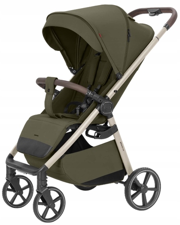 Дитячий прогулянковий візок CARRELLO BRAVO M/Lite, колір Flax Green