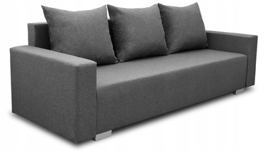 Диван BIRD Meble, 230 x 84 см, оббивка тканина, сірий