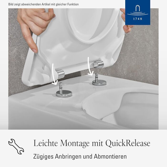 Сидіння для унітазу Villeroy & Boch Subway 2.0 Compact D-Form, білий альпійський глянцевий, з мікроліфтом, Duroplast, 9M68S101