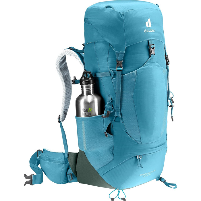 Рюкзак для трекінгу Deuter Aircontact Lite 35+10 SL для жінок, легкий, Lagoon-ivy, 35+10 л
