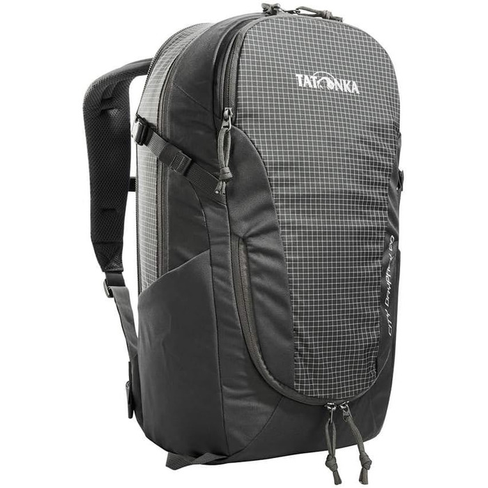 Тактичний рюкзак Tasmanian Tiger TT City Daypack 20 літрів, молле, замок, для поліції та спецслужб, титановий сірий