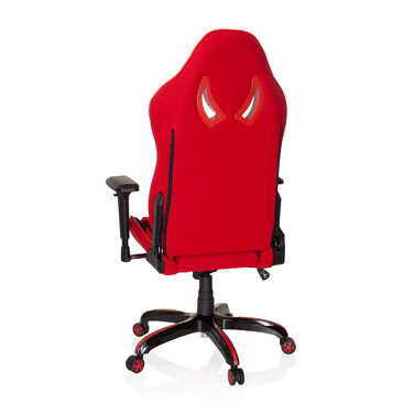 Ігрове крісло / Офісне крісло PROMOTER II Тканина Чорний / Червоний HJH OFFICE