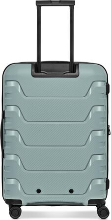 Валіза Smartbox Koffer M розширена 66 см, місткість 71–80 л, легкий дорожній тролей на 4 колесах з поліпропілену, TSA замок, м'ятний колір (Edition 01)