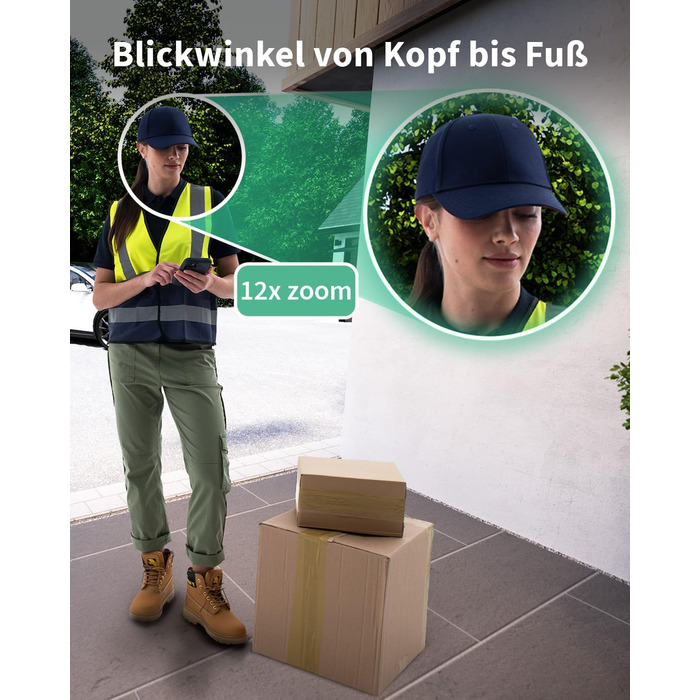 Arlo 2K HD відеодзвінок із камерою, бездротовий Wi-Fi домофон з датчиком руху, двостороннім аудіо, сиреною, нічним баченням, сумісний зі Smart Home та Alexa, білий, тестовий період Arlo Secure Plan