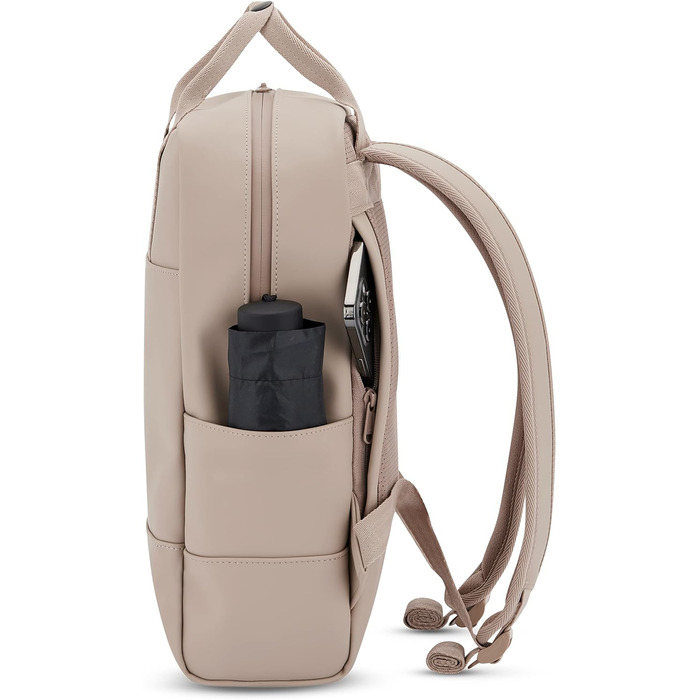 Жіночий рюкзак Johnny Urban Hailey, елегантний міський daypack з відділенням для ноутбука 14'', водостійкий, бежевий, для університету, бізнесу, школи