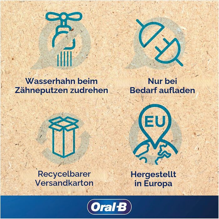 Електрична зубна щітка Oral-B Pro 1 750 від Braun, біла (1 насадка, дорожній футляр)