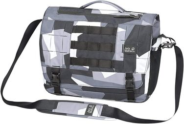 Сумка Jack Wolfskin TRT Field унісекс сіра, геометричний принт, універсальний розмір